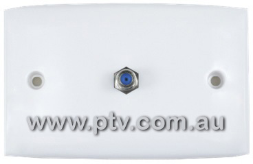 Single F-Type Wall Plate